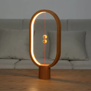 Mini Balance Light Creative Magnetic LED Night Light Levitation Balance Lamp USB Bedroom Bedside Night Lamp Decorative Light