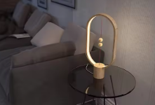 Mini Balance Light Creative Magnetic LED Night Light Levitation Balance Lamp USB Bedroom Bedside Night Lamp Decorative Light