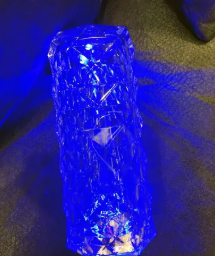 Nordic Crystal Lamp USB Table Lamps Bedroom Touch Dimming Atmosphere Diamond Night Light Rose Projector Lamp Decor