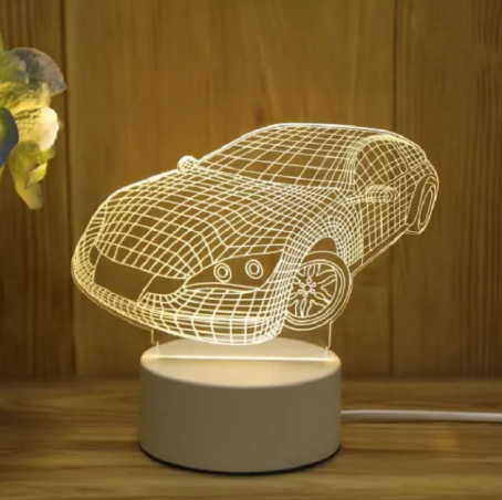 3D Lamp Acrylic USB LED Night Lights Neon Sign Lam